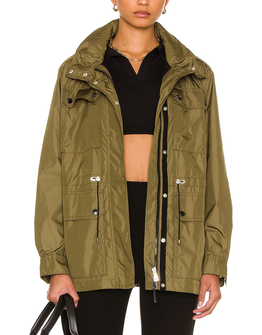Moncler Lightweight Green Agde Field Jacket Size 0 / XS